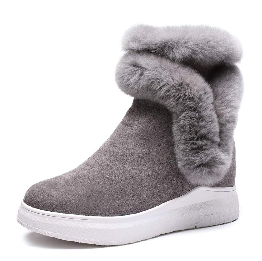 Womens Snow Boots for Women,Wedge Winter Warm Faux